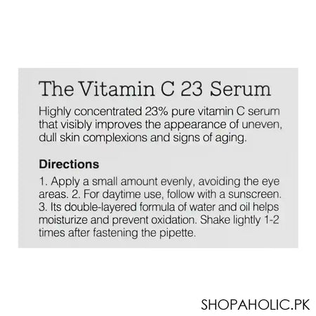 COSRX The Vitamin C 23 Super Vitamin E + Hyaluronic Acid Serum, 20g - Image 4