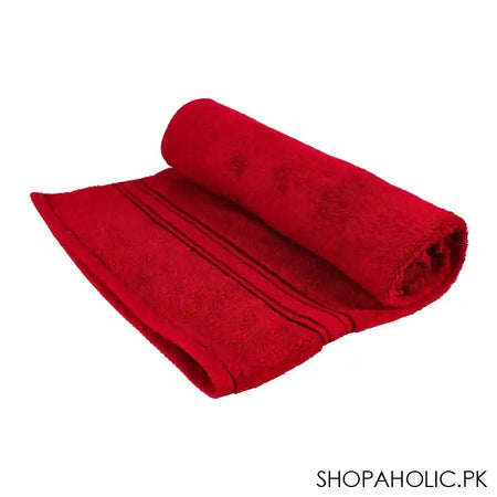 Cotton Tree Combed Cotton Face Towel, 40x60cm, Maroon - Image 2