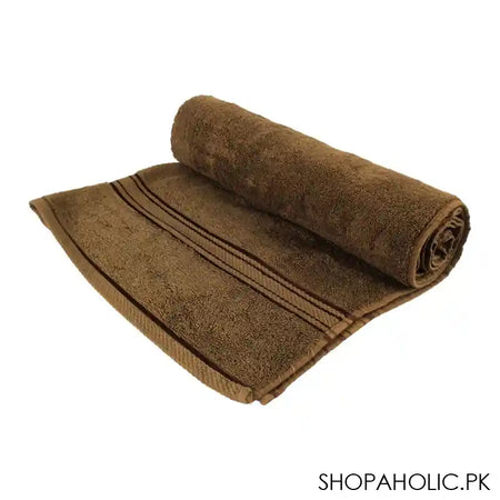 Cotton Tree Combed Cotton Face Towel, 40x60cm, Medium Brown - Image 2