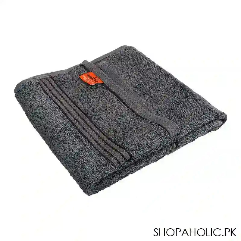 Cotton Tree Combed Cotton Hand Towel, 50x100cm, Dark Grey - Main Image