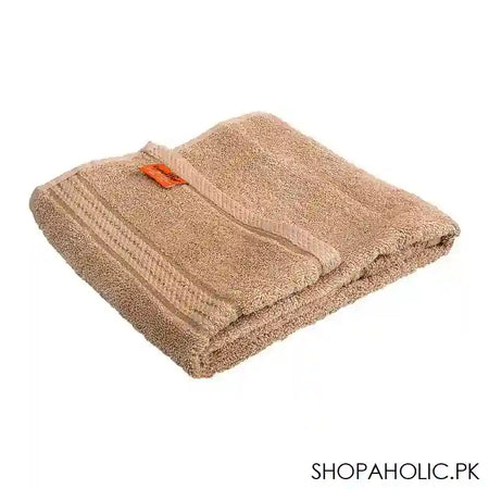 Cotton Tree Combed Cotton Hand Towel, 50x100cm, Light Brown - Image 2