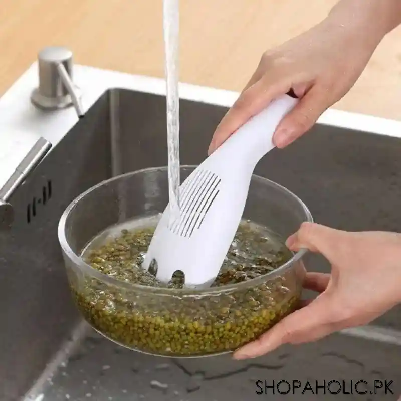 creative rice sieve plastic colander strainer image4