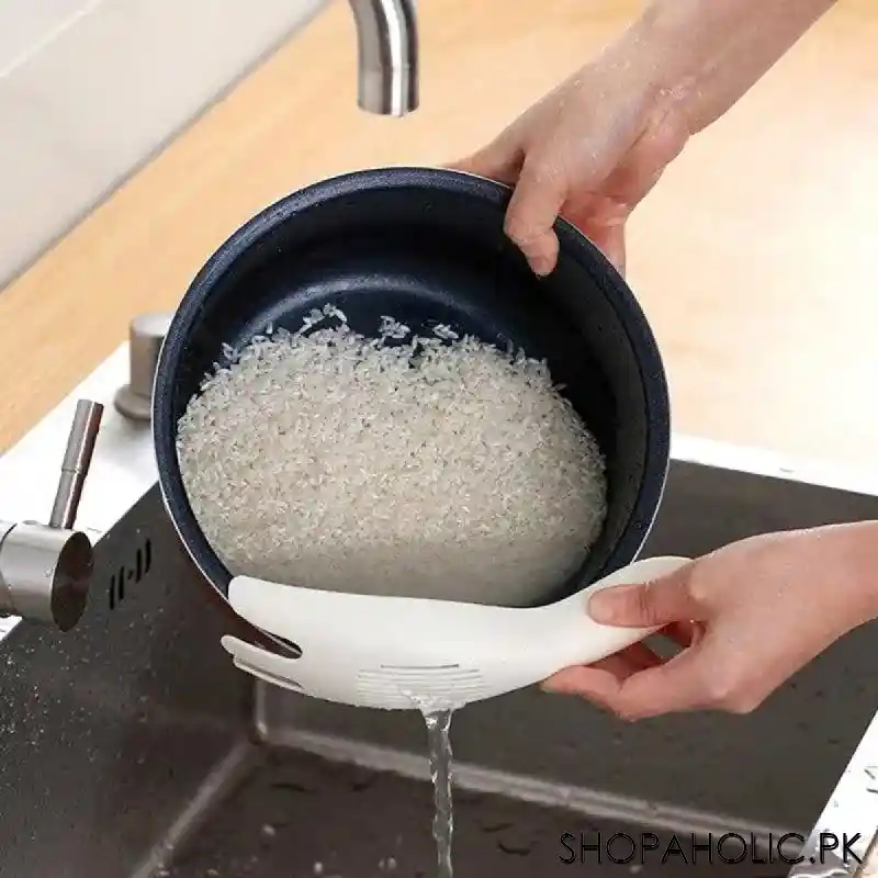 creative rice sieve plastic colander strainer main image