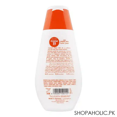 creme 21 aqua soft pro vitamin b5 body lotion, 250ml image2