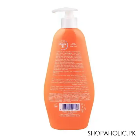 creme 21 dry skin aloe vera & vitamin e body lotion, 600ml image2