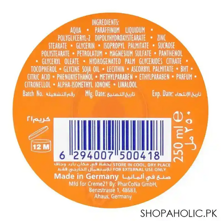 creme 21 intensive care all day cream, 250ml image2