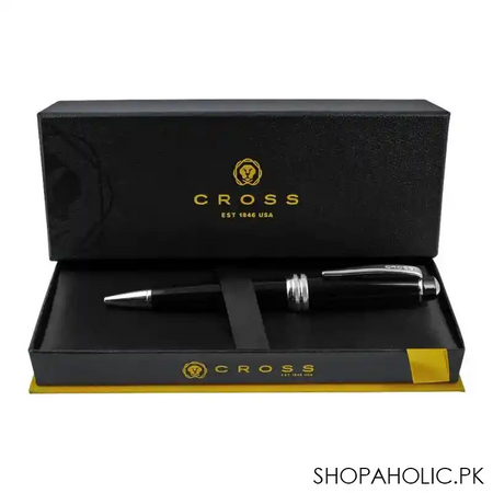 cross bailey black lacquer ballpoint pen, at0452 7 image4