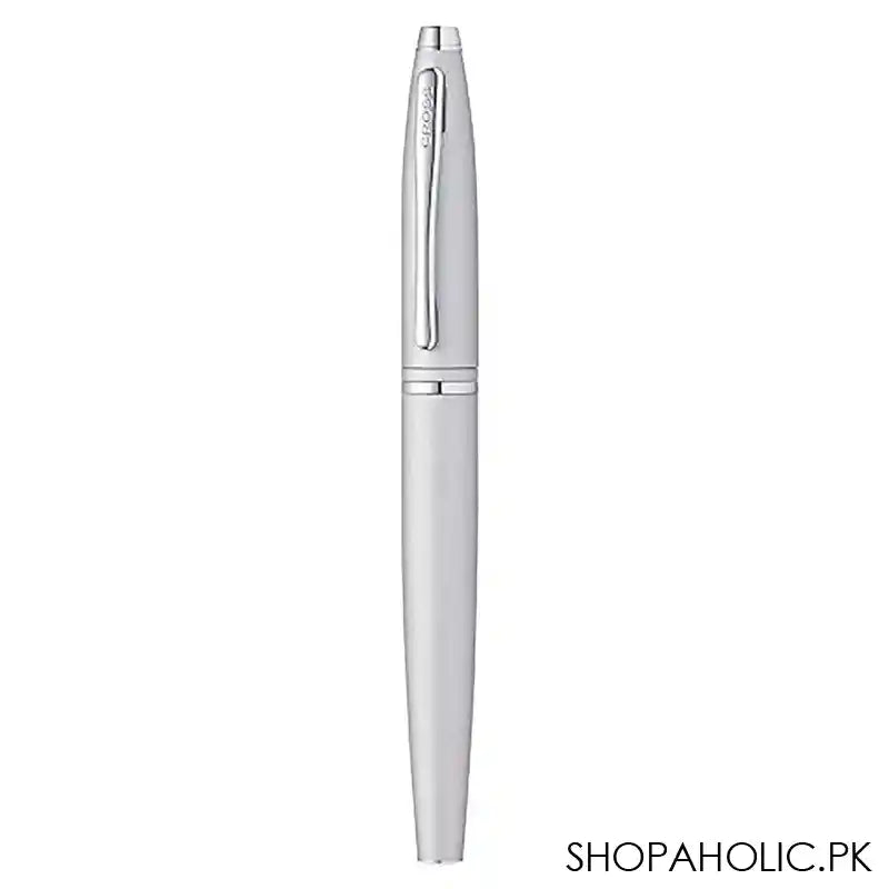 Cross Calais Satin Chrome Medium Nib Fountain Pen, AT0116-16 - Image 3