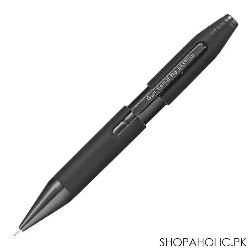 cross x liberty united collector's edition carbon black roller ball pen with black appointments, at0725 10 main image