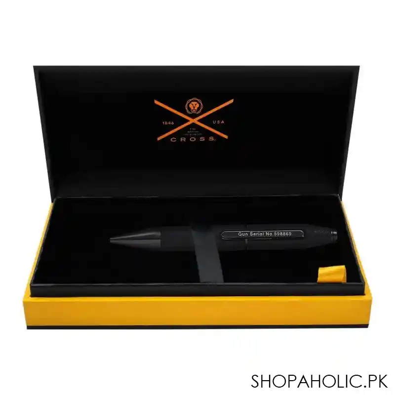 cross x liberty united collector's edition gunmetal gray rollerball pen, polished black, at0725 9 image4