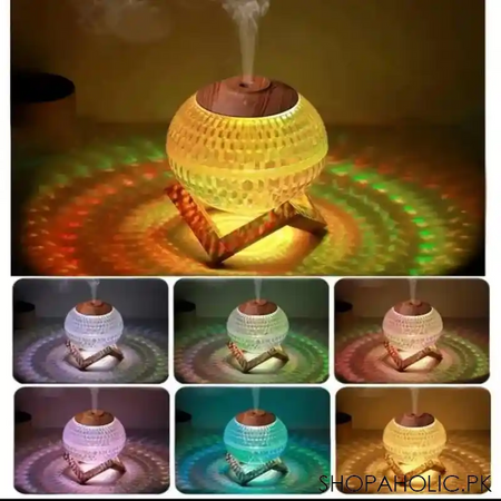 crystal ball air humidifier with colorful led light image5