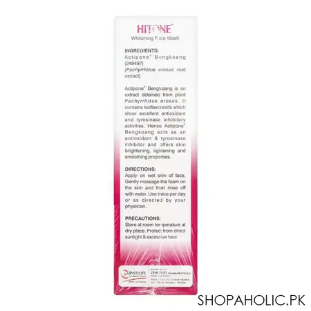 crystolite pharmaceuticals hitone whitening face wash, for all skin types, 150ml image4