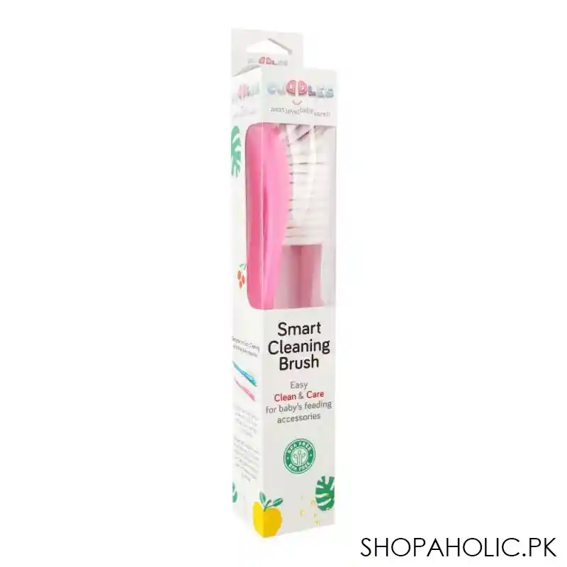 cuddles smart baby feeding cleaning brush, pink image2