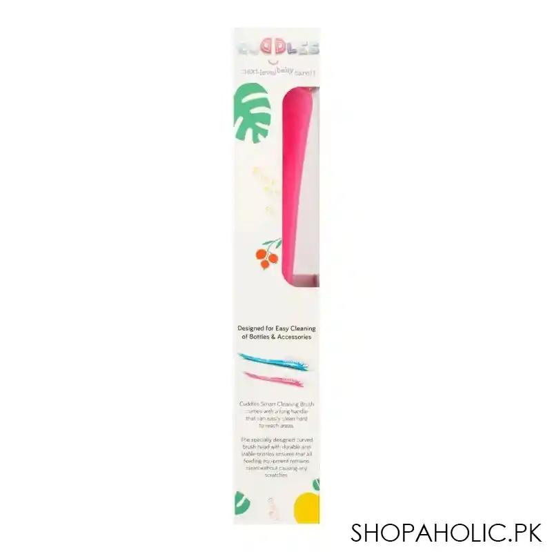 cuddles smart baby feeding cleaning brush, pink image3