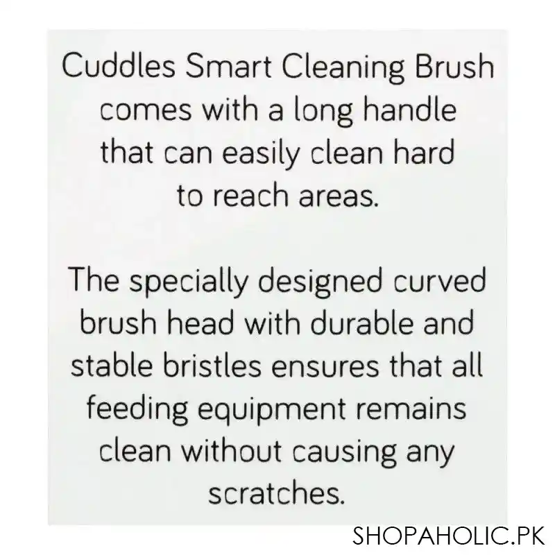 cuddles smart baby feeding cleaning brush, pink image4