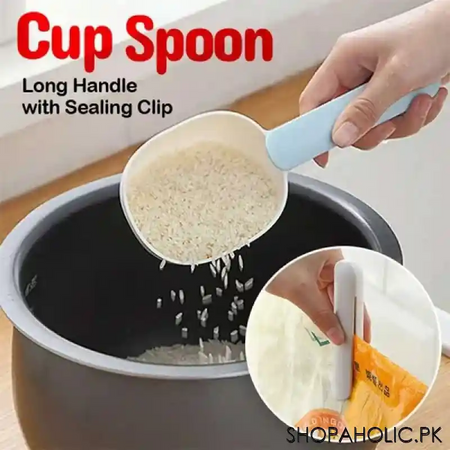 cup spoon with sealing clip main image