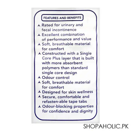 Cure Adult Care Diapers, Medium, 28x44 Inches, 10-Pack - Image 6