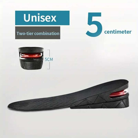 Adjustable Height Increase Shoe Insole with Detachable Layers