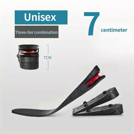 Adjustable Height Increase Shoe Insole with Detachable Layers