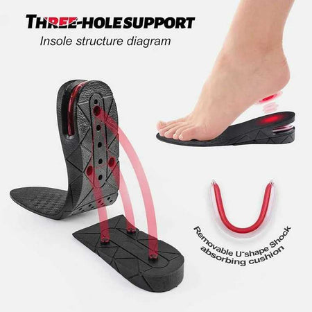 Adjustable Height Increase Shoe Insole with Detachable Layers