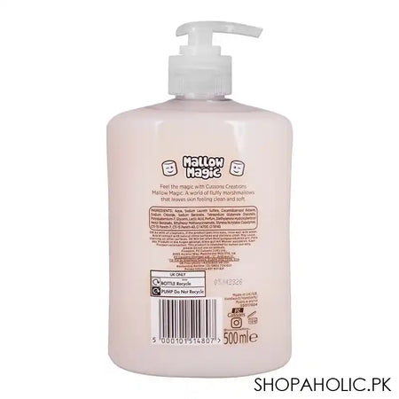 Cussons Creations Mallow Magic Foamalicious Marshmallow Antibacterial Hand Wash, 500ml - Image 3