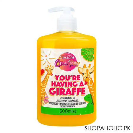 Cussons Creations You're Having Giraffe Apricot & Jungle Papaya Antibacterial Hand Wash, 500ml - Main Image