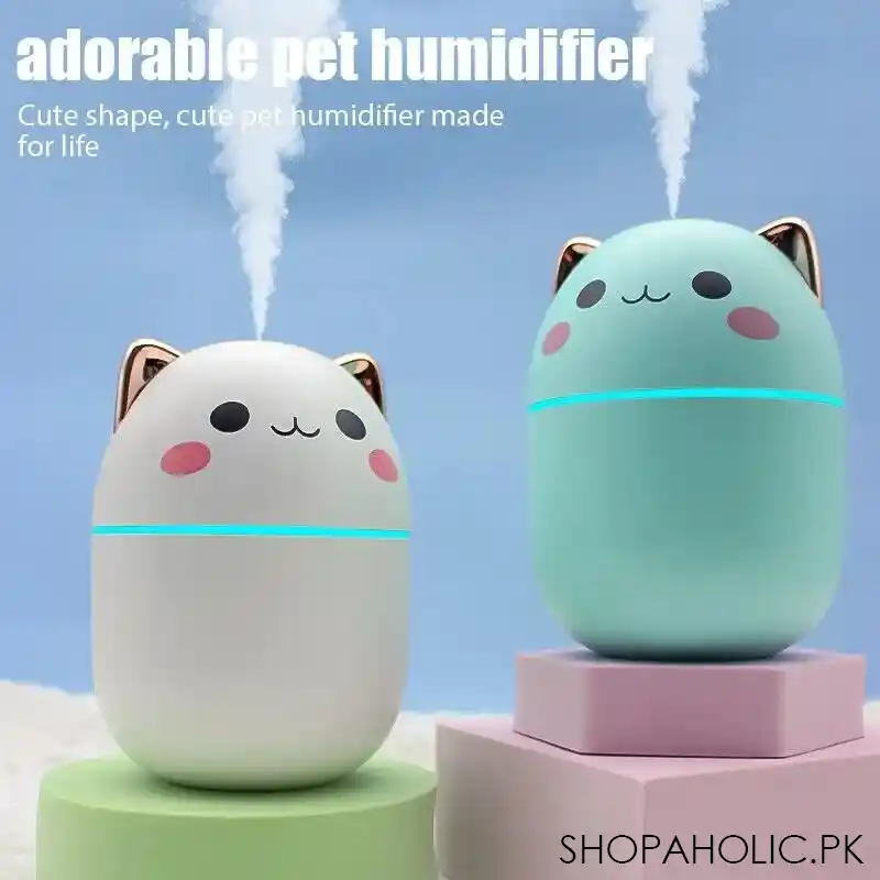 cute catty portable humidifier 200ml image2