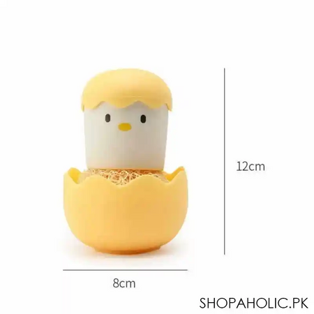 cute eggshell kitchen cleaning brush image5