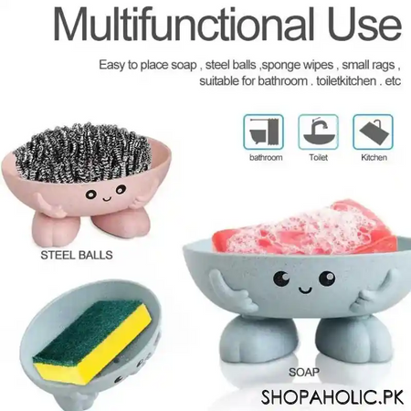 cute smiley soap dish for kids children image3