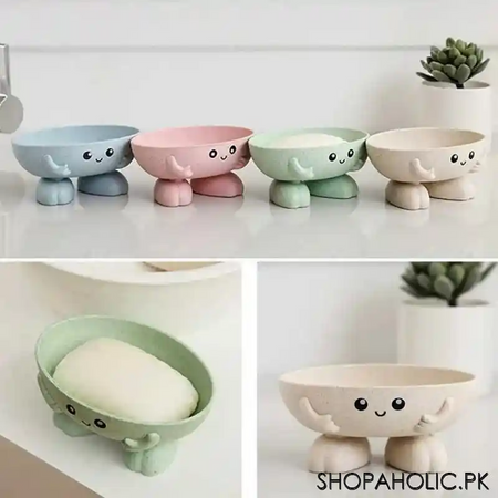 cute smiley soap dish for kids children image5