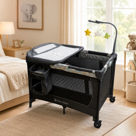 Baby Playpen Cot With Changing Station