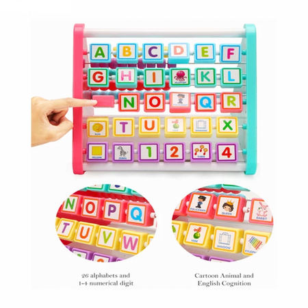 5 in 1 Multifunction Abacus Learning Activity Shelf