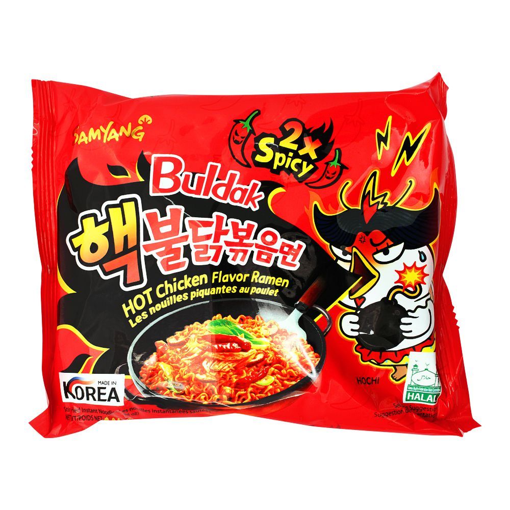 Samyang 2X Spicy Hot Chicken Flavor Ramen Noodle, 140gm - Main Image