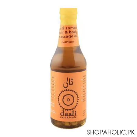 daali desi sarson oil, cold pressed, 250ml main image