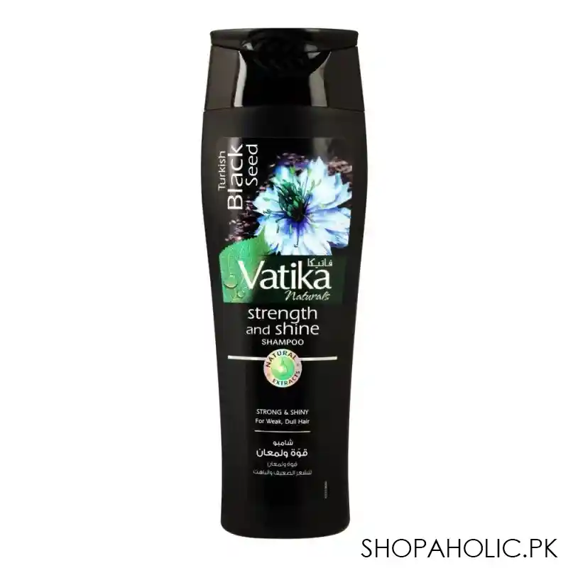 dabur vatika black seed shampoo, 200ml main image