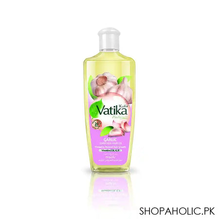 Dabur Vatika Naturals Garlic Natural Hair Growth Enriched Hair Oil, 200ml - Main Image