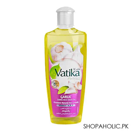Dabur Vatika Naturals Garlic Natural Hair Growth Enriched Hair Oil, 200ml - Image 4