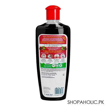 Dabur Vatika Naturals Promotes Thicker Hair Castor Enriched Hair Oil, 200ml - Image 3