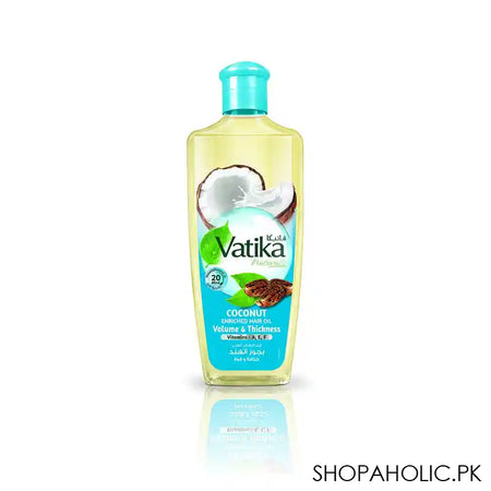 Dabur Vatika Naturals Volume & Thickness Coconut Enriched Hair Oil, 200ml - Image 4