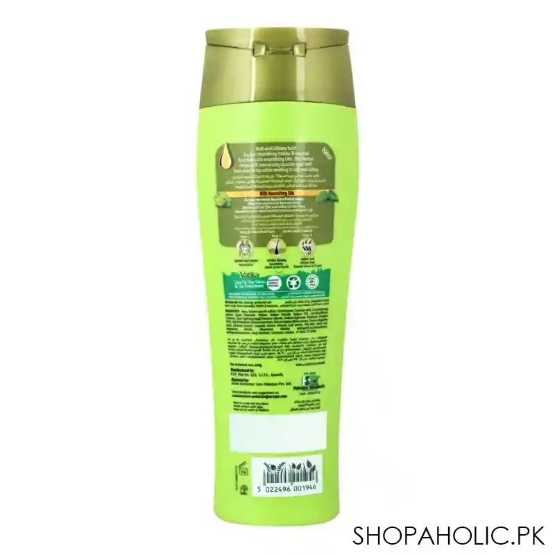 dabur vatika olive and henna shampoo, 200ml image2