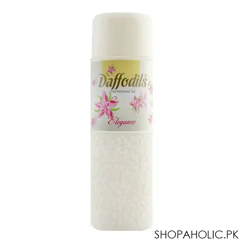 daffodils elegance fine perfumed talcum powder, 125g main image