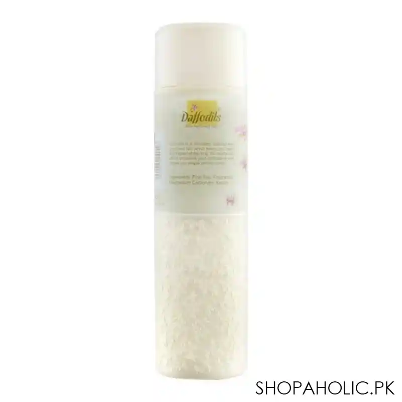 daffodils elegance fine perfumed talcum powder, 250g image2