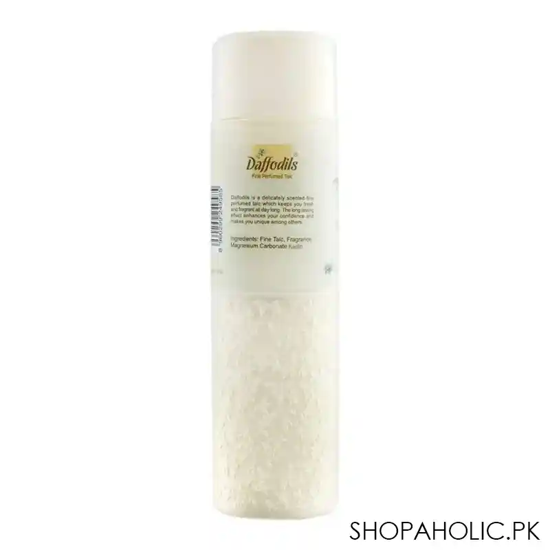 daffodils energize fine perfumed talcum powder, 125g image2