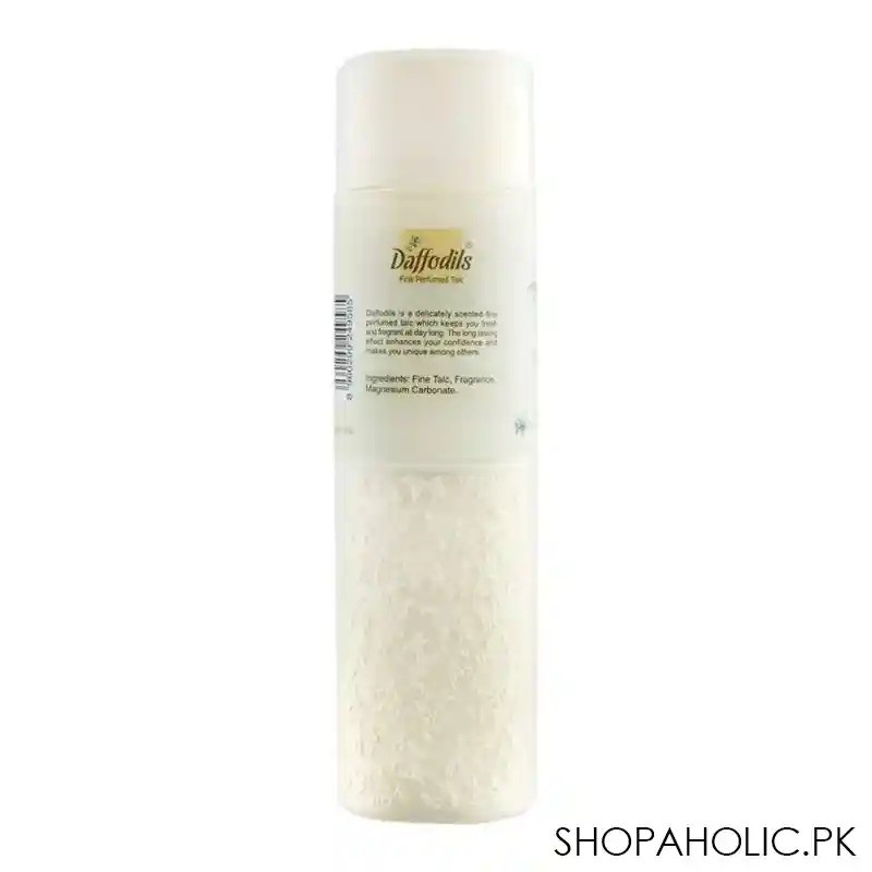 daffodils energize fine perfumed talcum powder, 250g image2