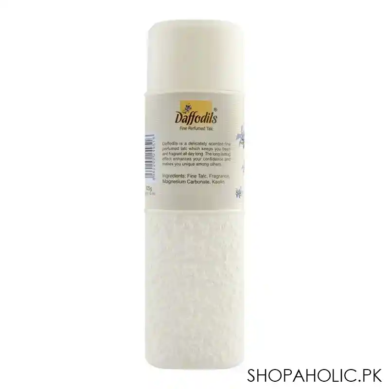 daffodils radiance fine perfumed talcum powder, 125g image2