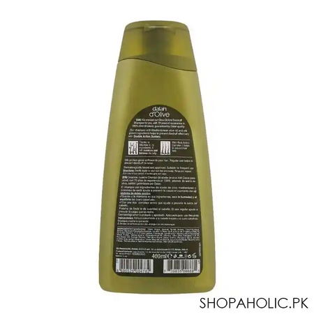 dalan d'olive anti dandruff olive oil nutrition shampoo, 400ml image2