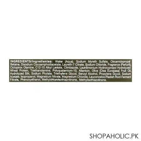 dalan d'olive anti dandruff olive oil nutrition shampoo, 400ml image3