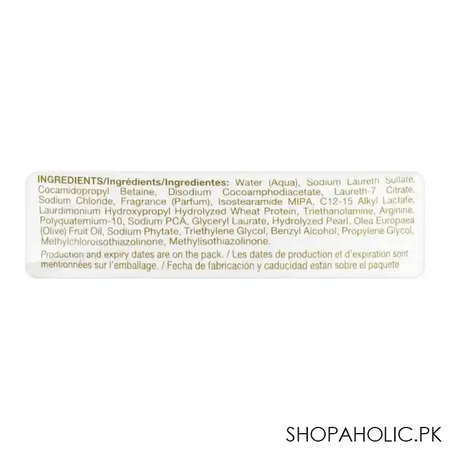 dalan d'olive color protection olive oil nutrition shampoo, 400ml image5