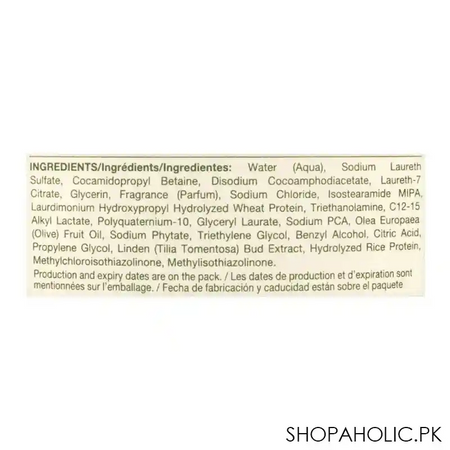 dalan d'olive volumizing olive oil nutrition shampoo, 400ml image4