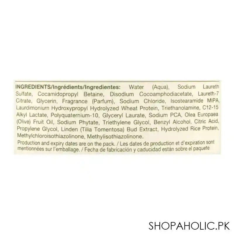 dalan d'olive volumizing olive oil nutrition shampoo, 400ml image4